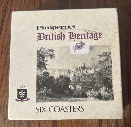 VTG Set of 6 Pimpernel British Heritage Coasters in Original Box Read Descriptio - Picture 4 of 7