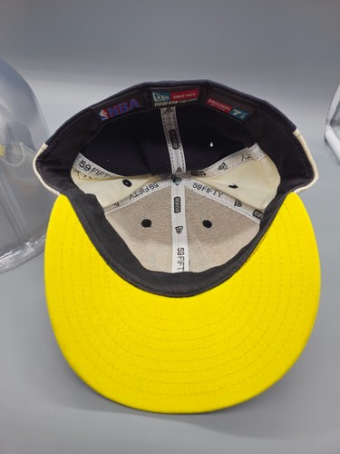 Indiana Pacers Mütze Cap Herren Gold Blau Weiß New Era NBA - gesticktes Logo - Bild 4 von 5