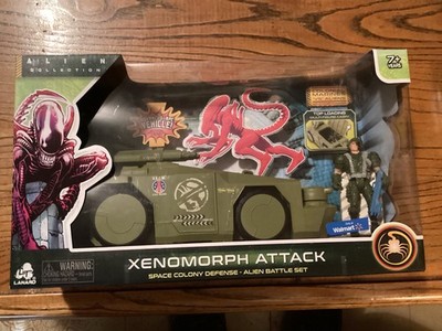 Alien Collection Xenomorph Attack Space Colony Defense Battle Set Vehicle
