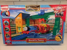 Thomas  Friends Trackmaster Spin  Fix Thomas At The Sodor Steamworks Unopened