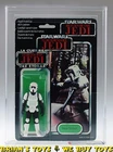 Vintage Palitoy Star Wars Carded Tri-Logo Biker Scout Etched-Corner AFA 75