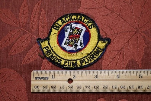 USAF  53d Military Airlift Squadron 53 MAS patch BLACKJACKS 53rd C-141 pre 1991