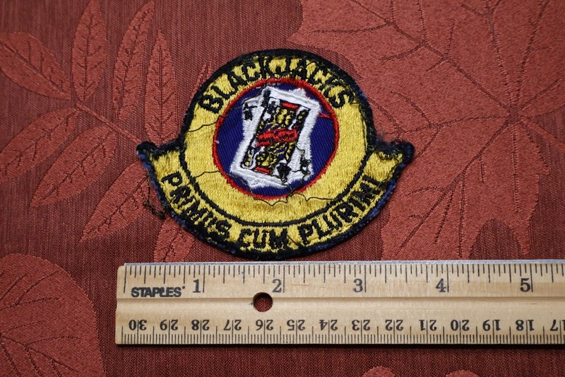 USAF  53d Military Airlift Squadron 53 MAS patch BLACKJACKS 53rd C-141 pre 1991