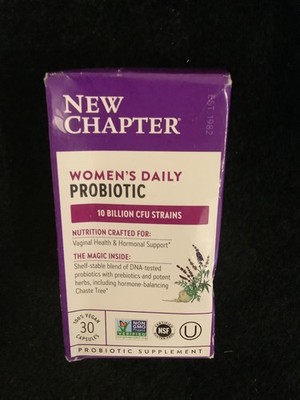New Chapter Women's Daily Probiotic (30 Capsules ) ~EXP: 5/26