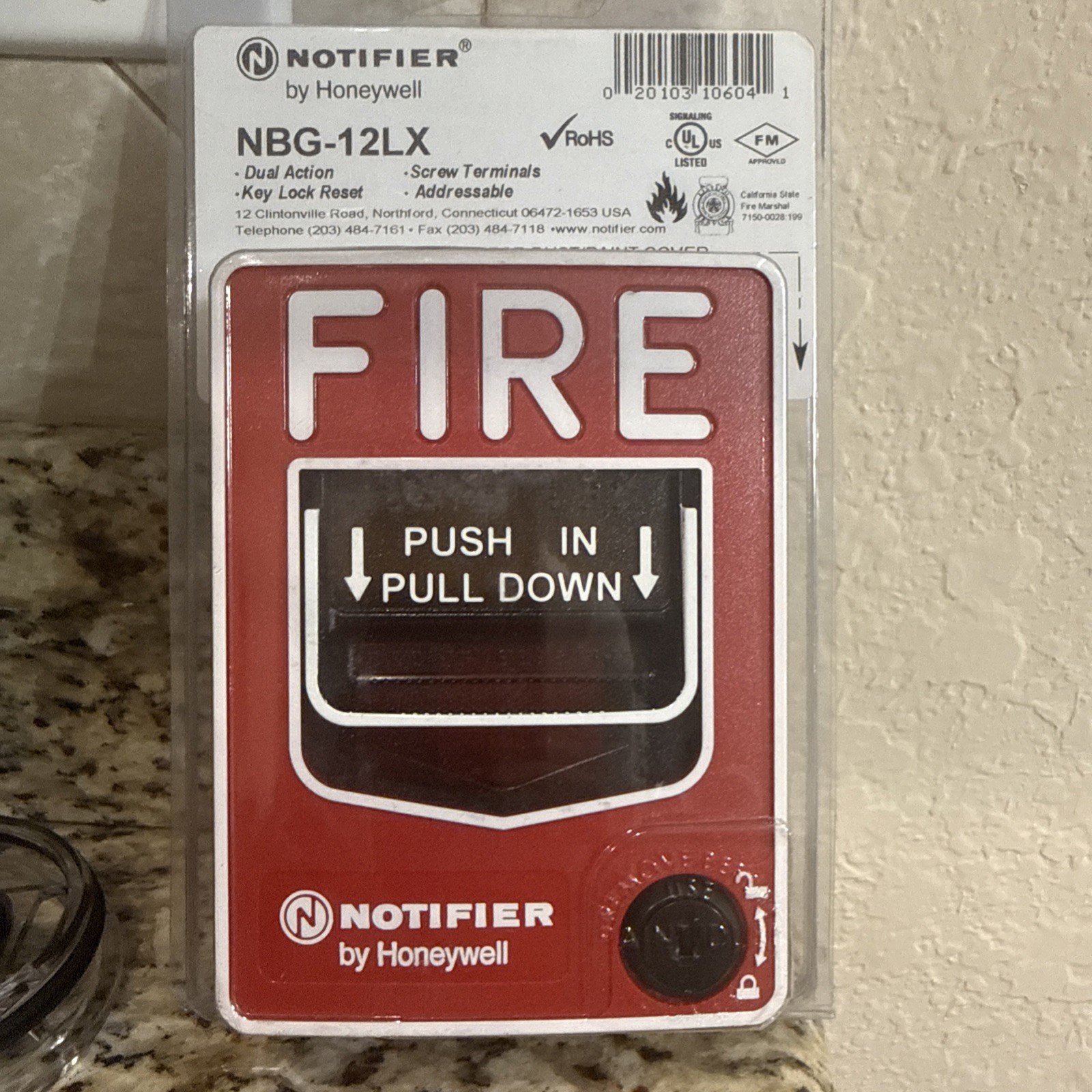 NBG-12LX NOTIFIER FREE SHIPPING