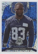 2022 Mosaic Rookies Redemption Pack Blue Sparkle Prizm SP Dareke Young #349 0b3