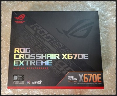 ASUS ROG Crosshair X670E Extreme (Bios 3702) AMD AM5 EATX Motherboard 601