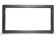 Fenster für Garagentore RAL 9005 schwarz/Maße 770 x 430 mm/Paneelstärke 40-60 mm