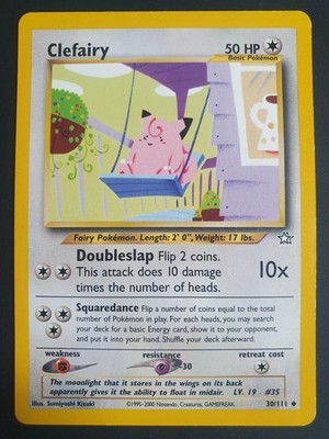 Clefairy 30/111 - Neo Genesis Set - Pokemon Card - Excellent Condition