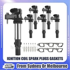 Ignition Coil Pack Kit Holden Commodore VZ V6 3.6L SV6 Spark Plug Gasket Set AU