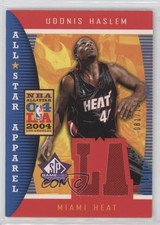 2004-05 SP Game Used All-Star Apparel Gold 81/100 Udonis Haslem #ASA-UH e1e