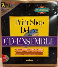 1994 Broderbund Print Shop CD Ensemble Mac Macintosh Software NEW in SEALED Box