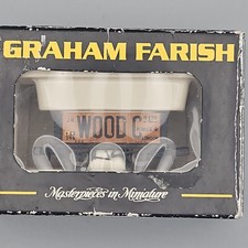 Graham Farish 377-127 8 Plank End Door Open Wagon 346 in J R Wood Co Ltd Livery