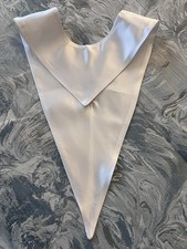 Graduation Honors Stole For High School White Satin