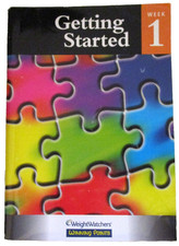 Weight Watchers - Getting Started Book- Winning Points week 1 plan guide WW