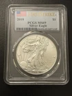 2018 Silver Eagle PCGS MS69 First Strike