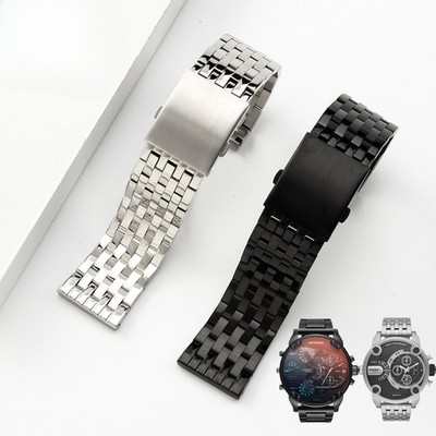 Solid Stainless Steel Watch Straps Mens Bracelet for Diesel DZ7256 DZ7291 DZ7257