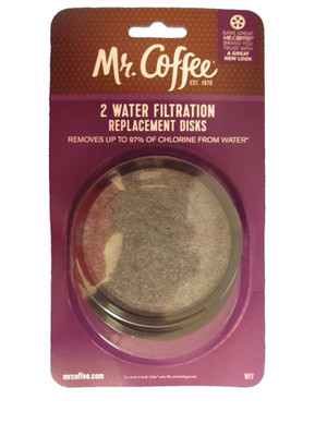 Mr. Coffee Water Filter Replacement Disc Pack of 2 # WFFPDQ-10  NEW