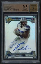 Joseph Randle 2013 Topps FINEST Rookie Autographs Refractor RC #117 Auto BGS 9.5