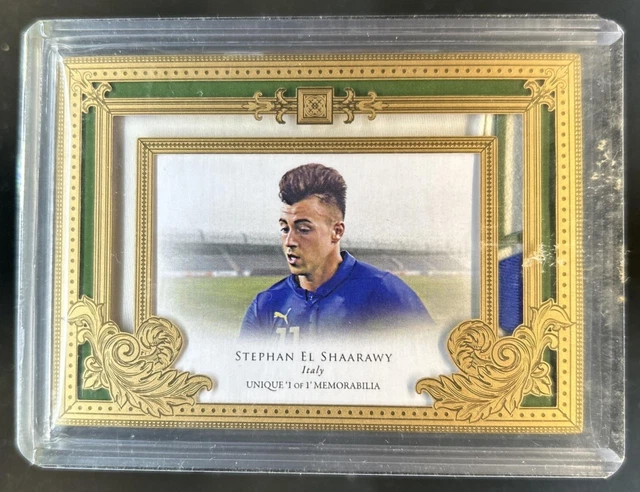 2021-22 Futera Unique World Stephan El Shaarawy 1 of 24KT Gold Plate #1/1