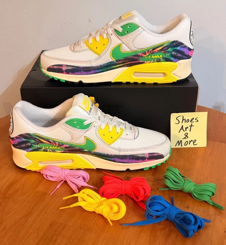 Nike Air Max 90 Grateful Dead University of Oregon “Size 10.5-13” IM2511-100 New - Image 2 of 4