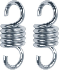 2 Pcs Heavy Duty Spring Hammock,Porch Suspension Extension Hook Swing Hanger, fo