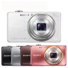 SONY Cyber Shot DSC-WX100 Digital Camera 18.2MP 10x Optical Zoom Smile Detection