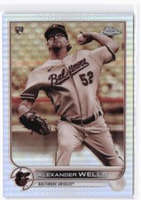 2022 Topps Chrome Alexander Wells #49 Sepia Refractor Baltimore Orioles