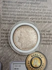 Silver 90%  1889 P  Morgan Dollar  in plastic holder  T-129
