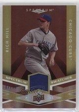 2009 Upper Deck Spectrum Swatches Maroon 7/25 Rich Hill #SS-HI Patch 1g2e