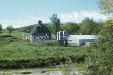 Round Barn Farm 1973 Unknown Location Vintage Kodachrome Color Slide