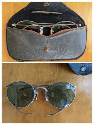 AO 21 FulVue Eye Protector Glasses Vtg Steampunk Wear Goggles Protect Your Eyes