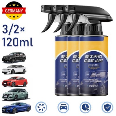 3/2X Car Coating Spray, Profi Quick Effect Coating Agent, Polish Spray 120ml DHL