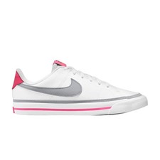 Nike Court Legacy GS 'White Pink Prime Light Smoke Grey' DA5380-111 Kids Shoes