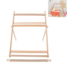 Weaving Kit, 70x50x3cm Wooden Adjustable Hand Knitting Machine Blanket Scarf ...