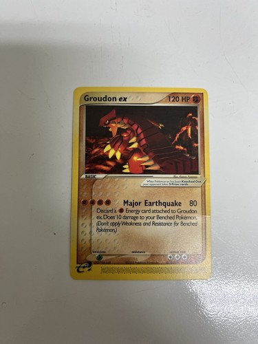 Pokémon TCG Groudon-EX Nintendo Black Star Promo