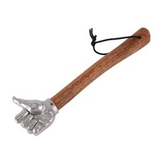 Thumb Hammer Stainless Steel Solid Wood Handle Decorative Hand Shaped Hammer NEW