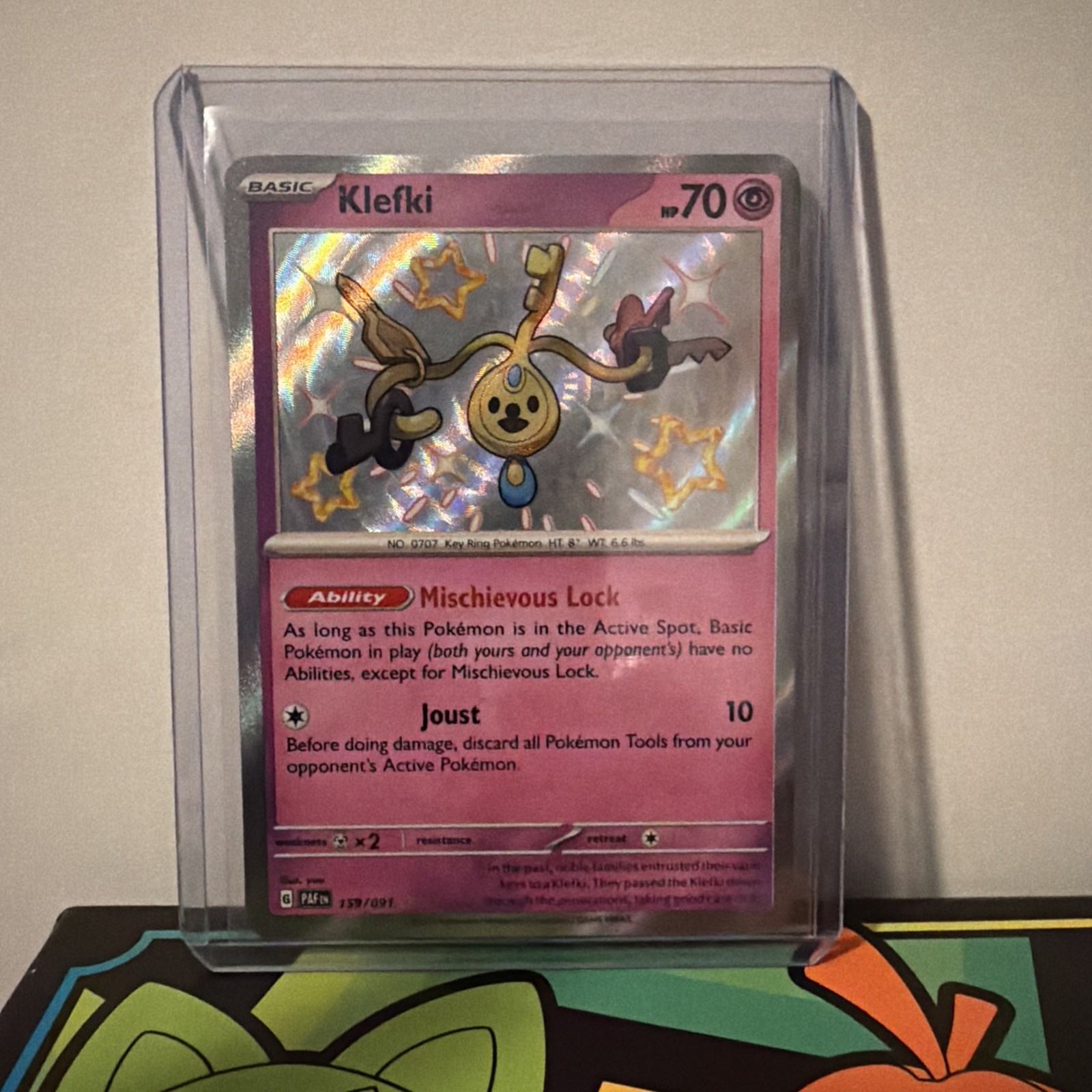 Klefki 159/091 - Pokemon TCG - Paldean Fates Shiny Rare Holo - M/NM