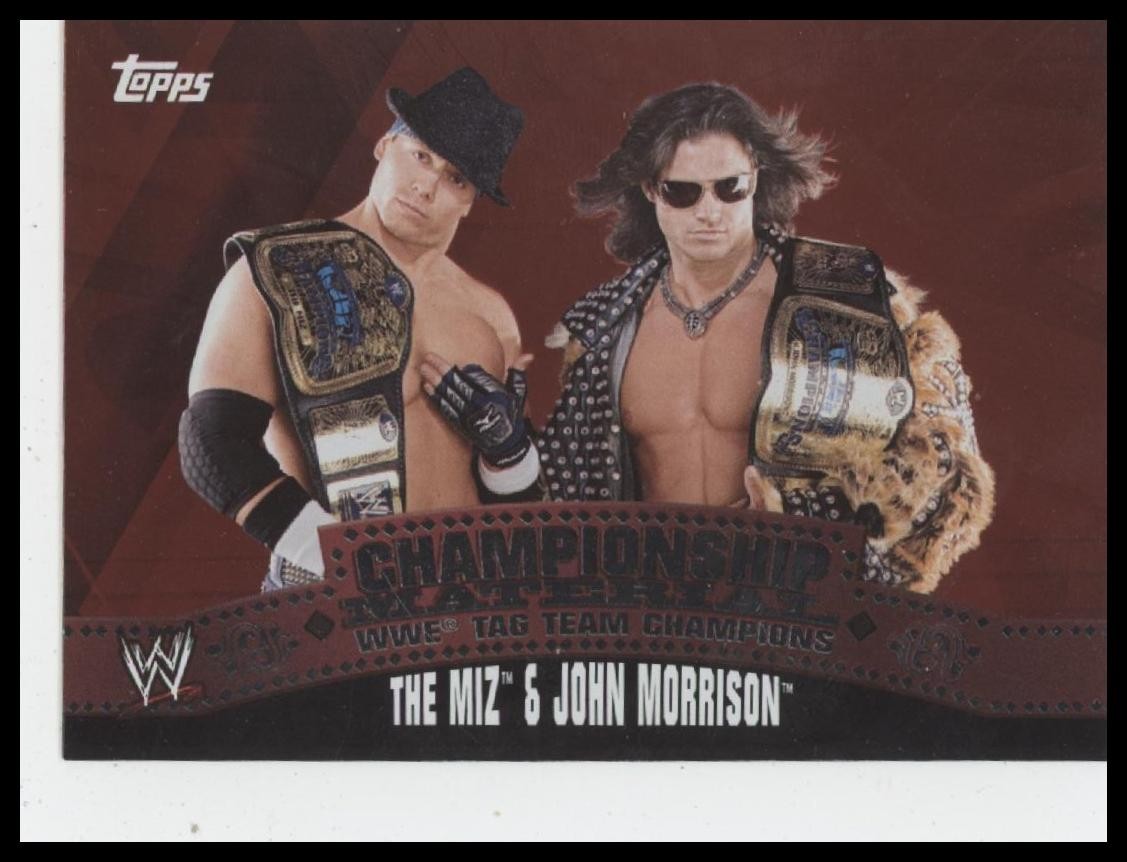 2010 Topps WWE #C4 John Morrison/The Miz Championship Material