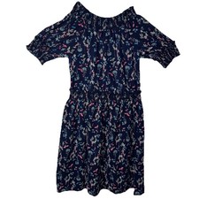 NWOT Ava & Yelly Multicolor Lined Chiffon Floral Blouson Dress Junior Size 16