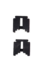 1 Inch Sight/ Scope Risers- SET- Black Aluminum MADE IN USA. FREE SHIPPING