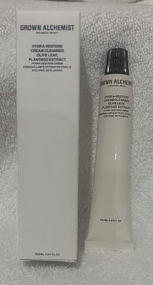 GROWN ALCHEMIST Hydra Restore Cream CLEANSER Olive Leaf Plantago Extract ~ 20 ml