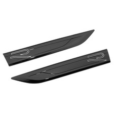 Placa de identificación de guardabarros lateral izquierdo derecho Golf 8 MK8 R insignia emblema negro