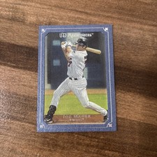 2007 UD Masterpieces Blue Steel Frame /50 Joe Mauer SSP Minnesota Twins Rare