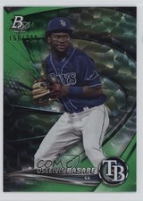 2022 Bowman Platinum Top Prospects Emerald Ice Foilboard Osleivis Basabe 1qg4