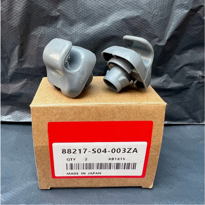 NEW 2PCS Grey 74437 Sun Visor Clip Replacement Light Fits Honda 88217-S04-003ZA