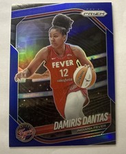 2025 Panini Prizm WNBA #42 Damiris Dantas Blue Prizms #/199