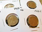 1923-S LINCOLN WHEAT CENT VG     W