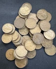 1938-S Lincoln Cent Partial Roll (42 Coins) Higher Grade Circulated coins