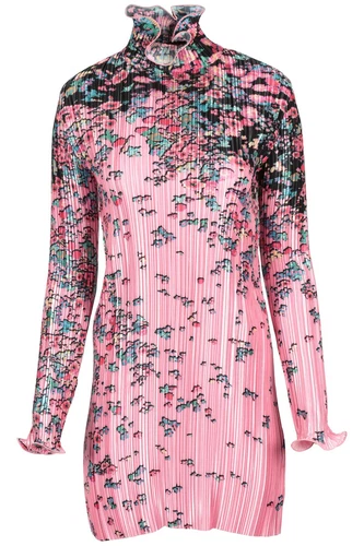 GIVENCHY MINI ABITO IN RASO ROSA FR 36 UK 8